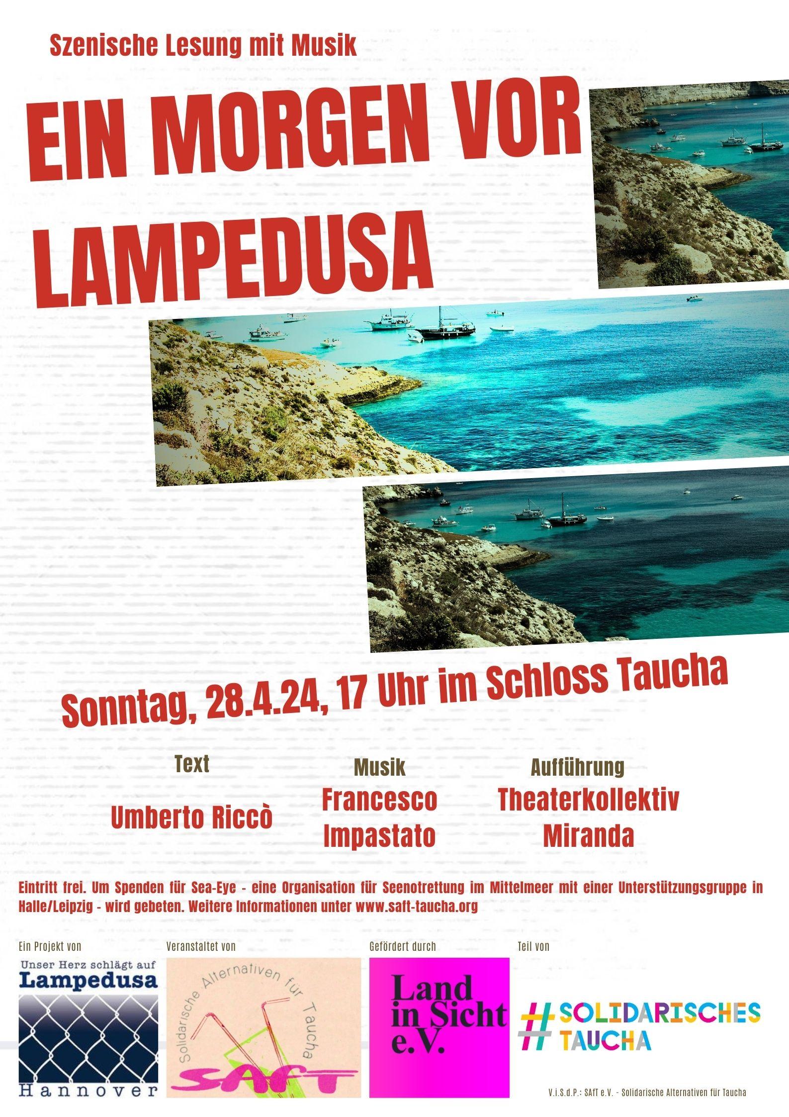 Szenische Lesung des Theaterkollektivs Miranda: „Ein Morgen vor Lampedusa“