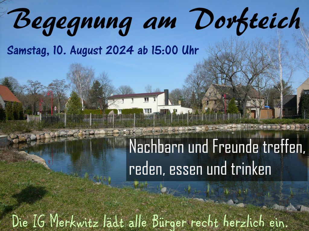 Teichfest in Merkwitz