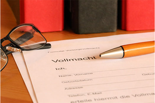 Vorsorge im Alter - Vollmacht, Betreuung, Patientenverfügung