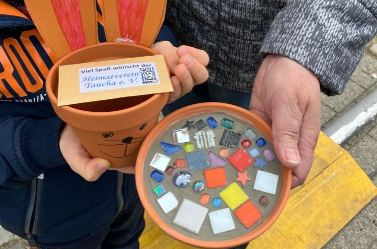 Frühlingsbasteln mit dem Heimatverein